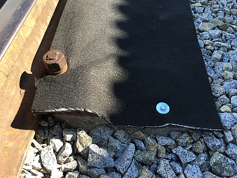 Nahaufnahme von Tektoseal Active im Wartungsbereichen von Bahnbetrieben